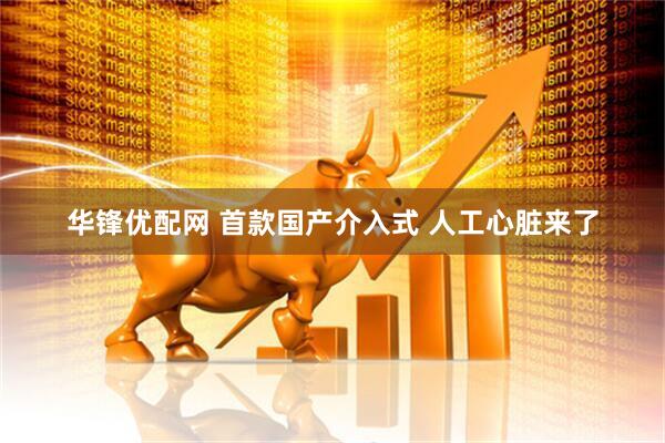 华锋优配网 首款国产介入式 人工心脏来了